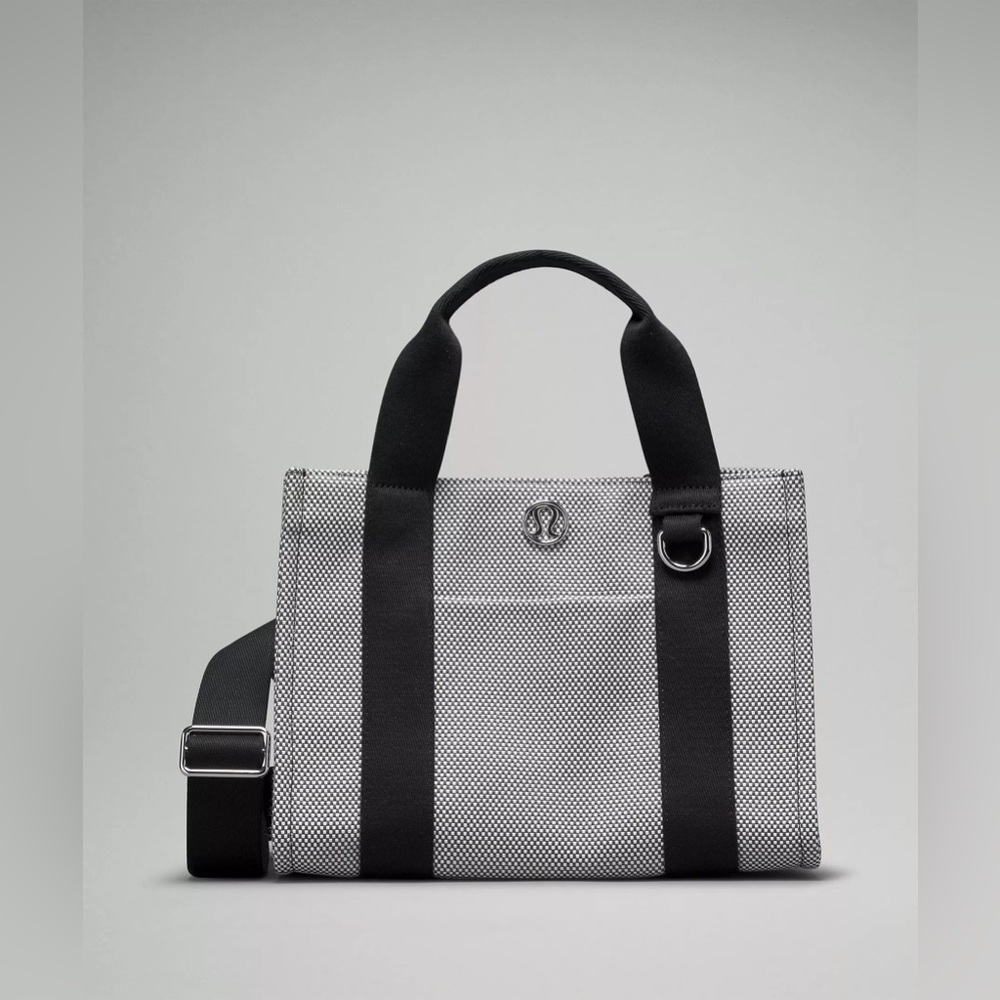 Two tone canvas mini tote bag 4.5L